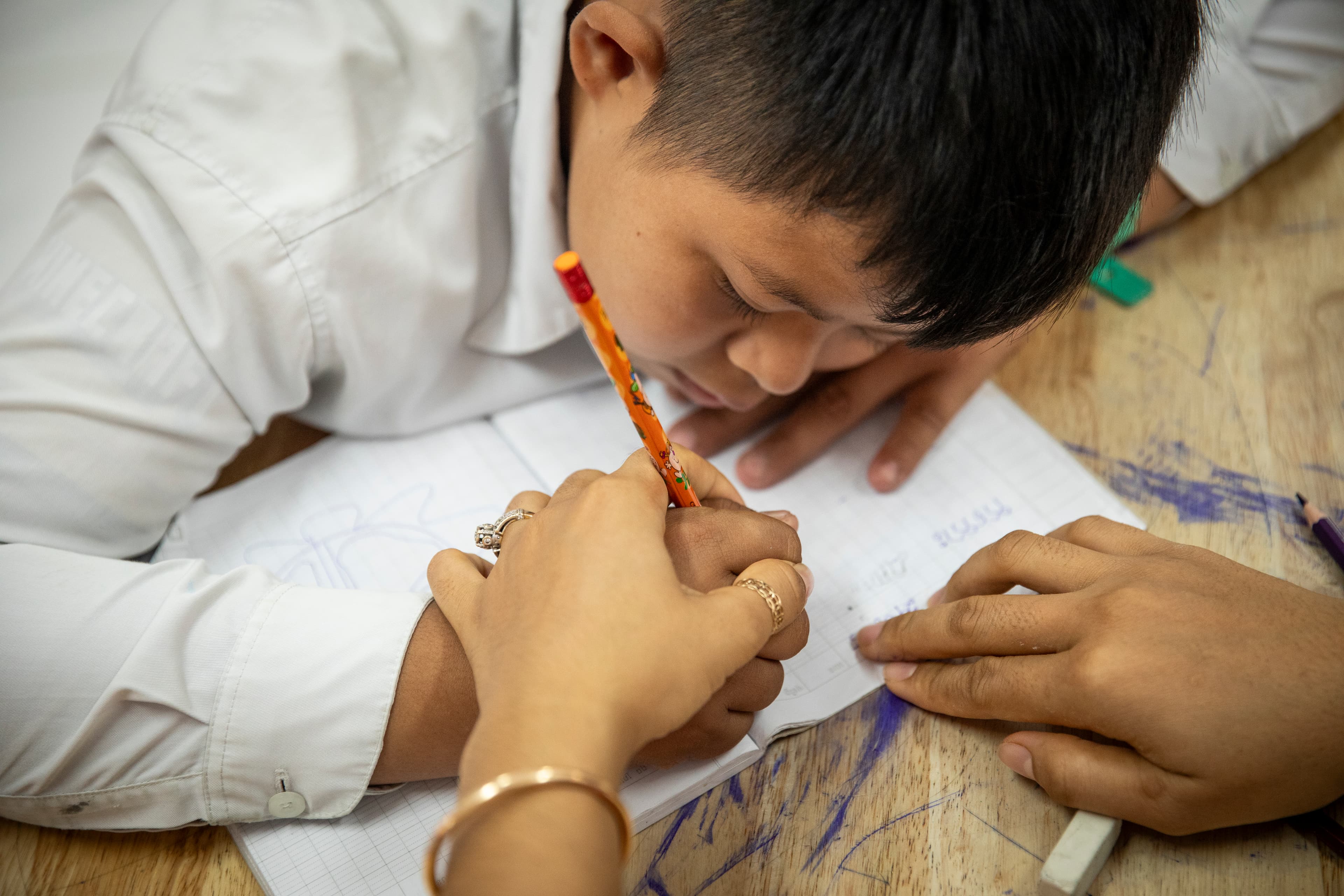 Inclusive education classroom in Cambodia